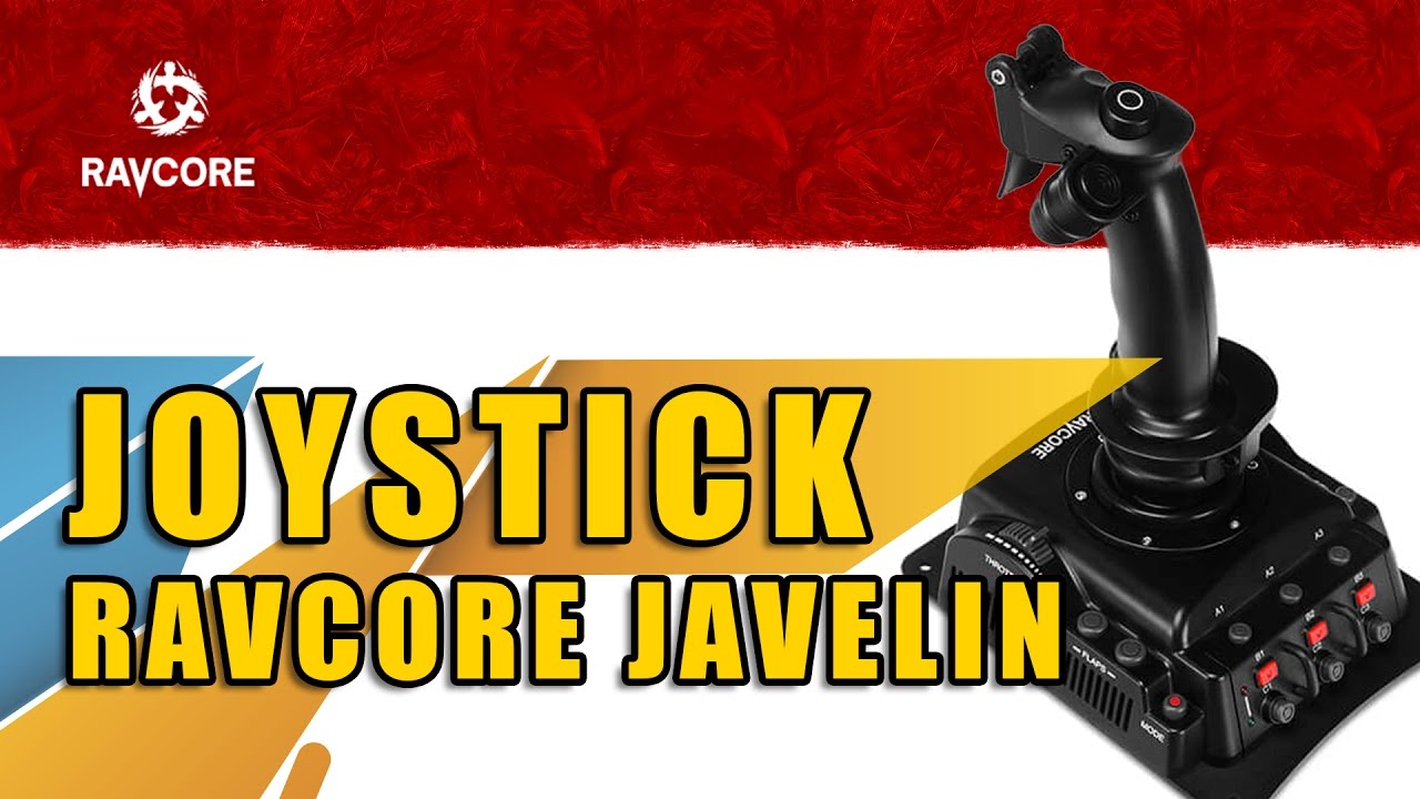 Prezentacja i recenzja Ravcore Javelin | Jaki joystick do FSX, P3D, Condor, War Thunder?