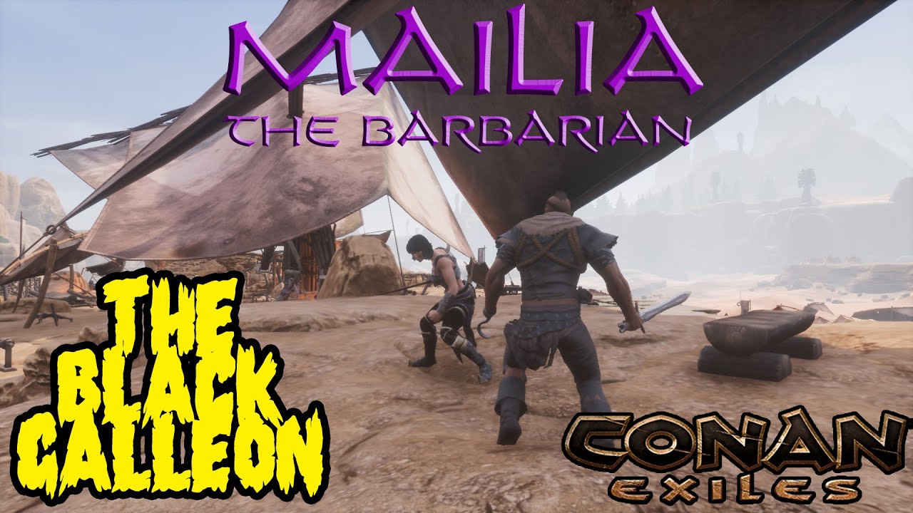 Mailia the Barbarian- The Black Galleon