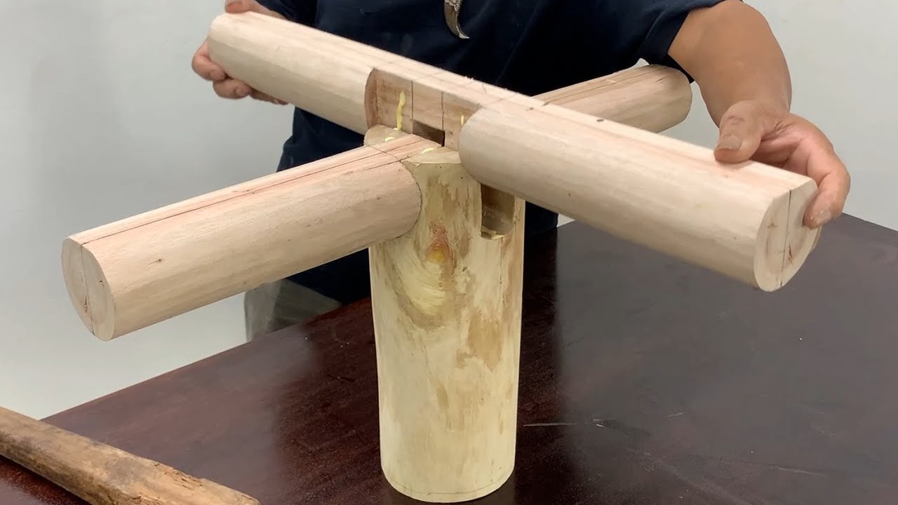 Amazing Creative Woodworking Project From Discarded Logs // Build A Smart Chair For Your Desk