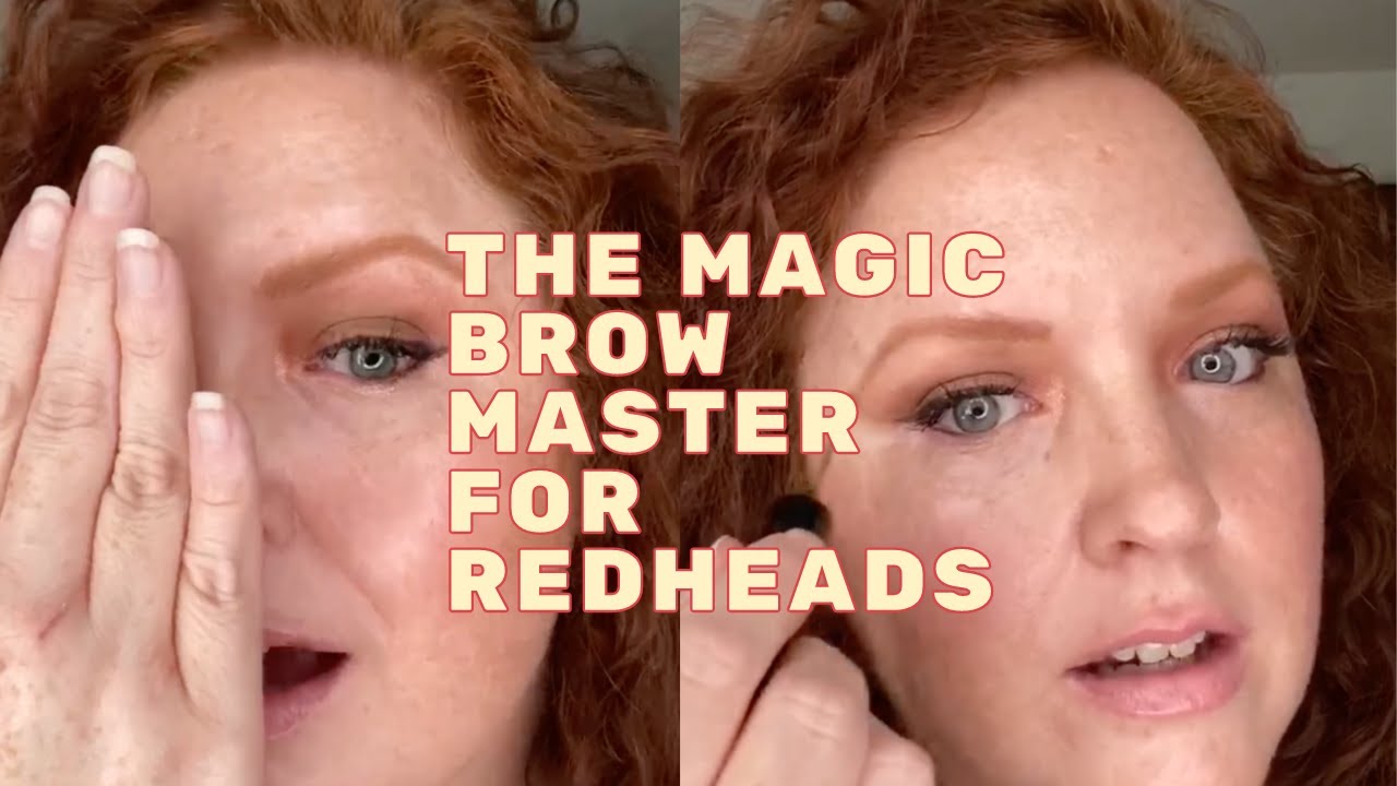 Professional Makeup Artist Discovers Magic 'Brow Master' for Redheads: Finally Have Brows&reg;