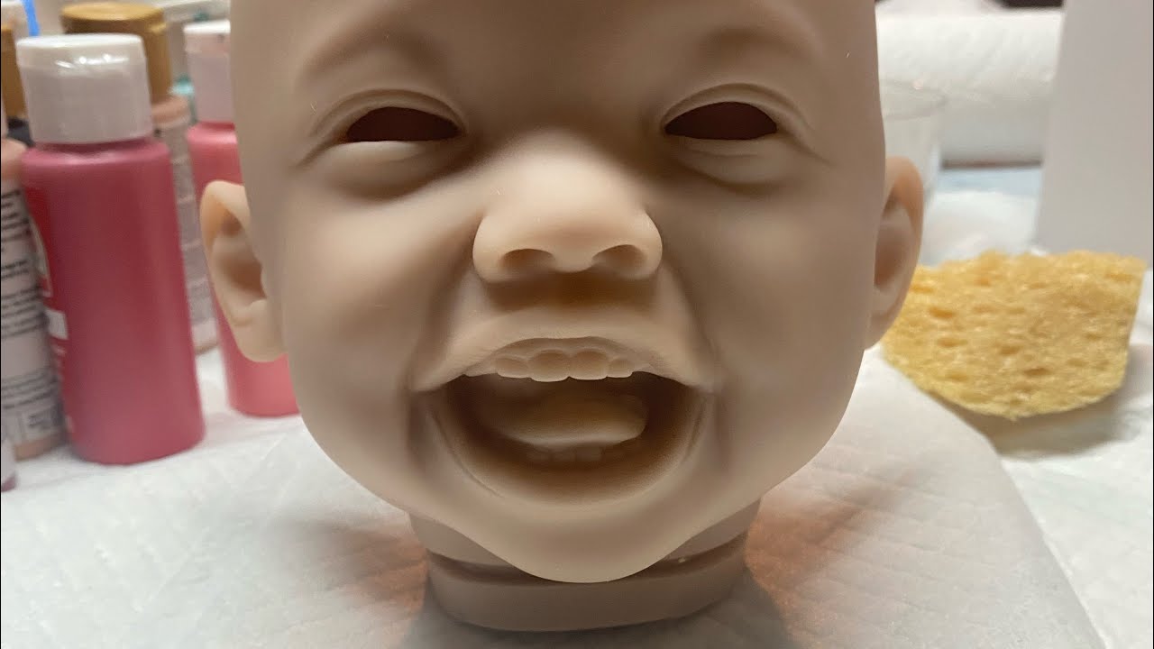 Finished Painting the Mila Kit #reborntoddler  #rebornmom  #rebornmila