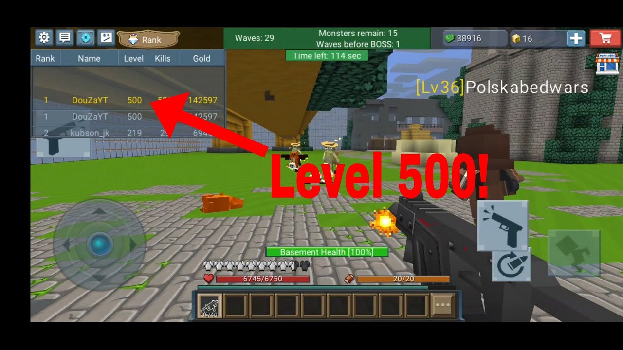 Reach Level 500! Aliens Attack | Blockman Go
