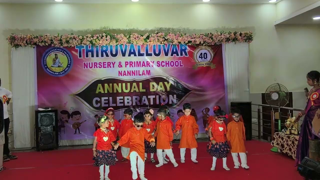 THIRUVALLUVAR SCHOOL NANNILAM. 40 th YEAR. 2026. LKG B 