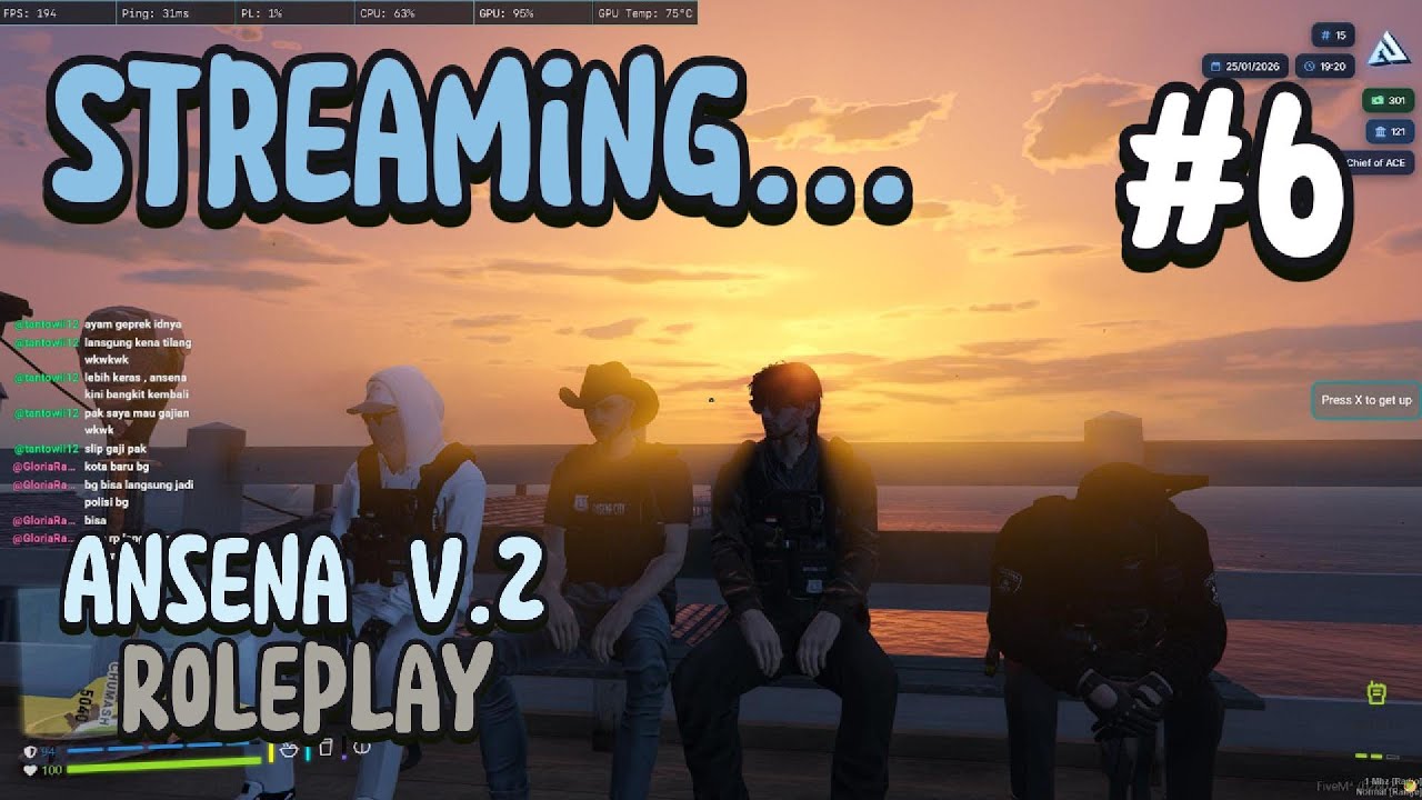 SIMULASI RAMPOK WARUNG | ANSENA ROLEPLAY INDONESIA | GTA V | #AnsenaRoleplay | #6