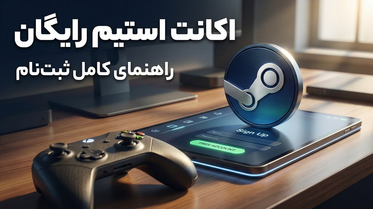 آموزش ساخت اکانت استیم رایگان | راهنمای کامل ثبت&zwnj;نام Steam