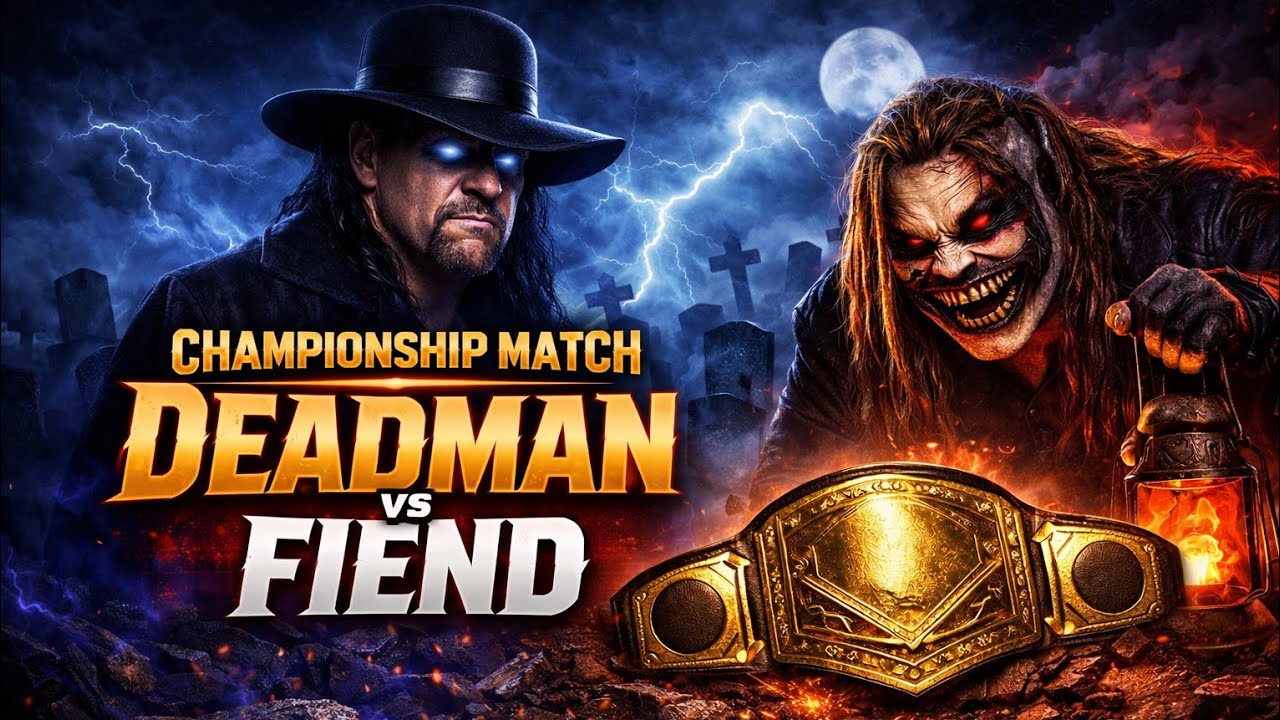 FULL MATCH- THE UNDERTAKER VS FIEND BRAY WYATT _ UNDERTAKER YARD