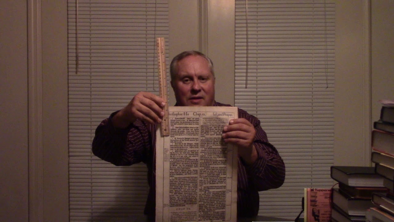 Review | 1611 King James Pulpit Bible First Edition Authentic Page