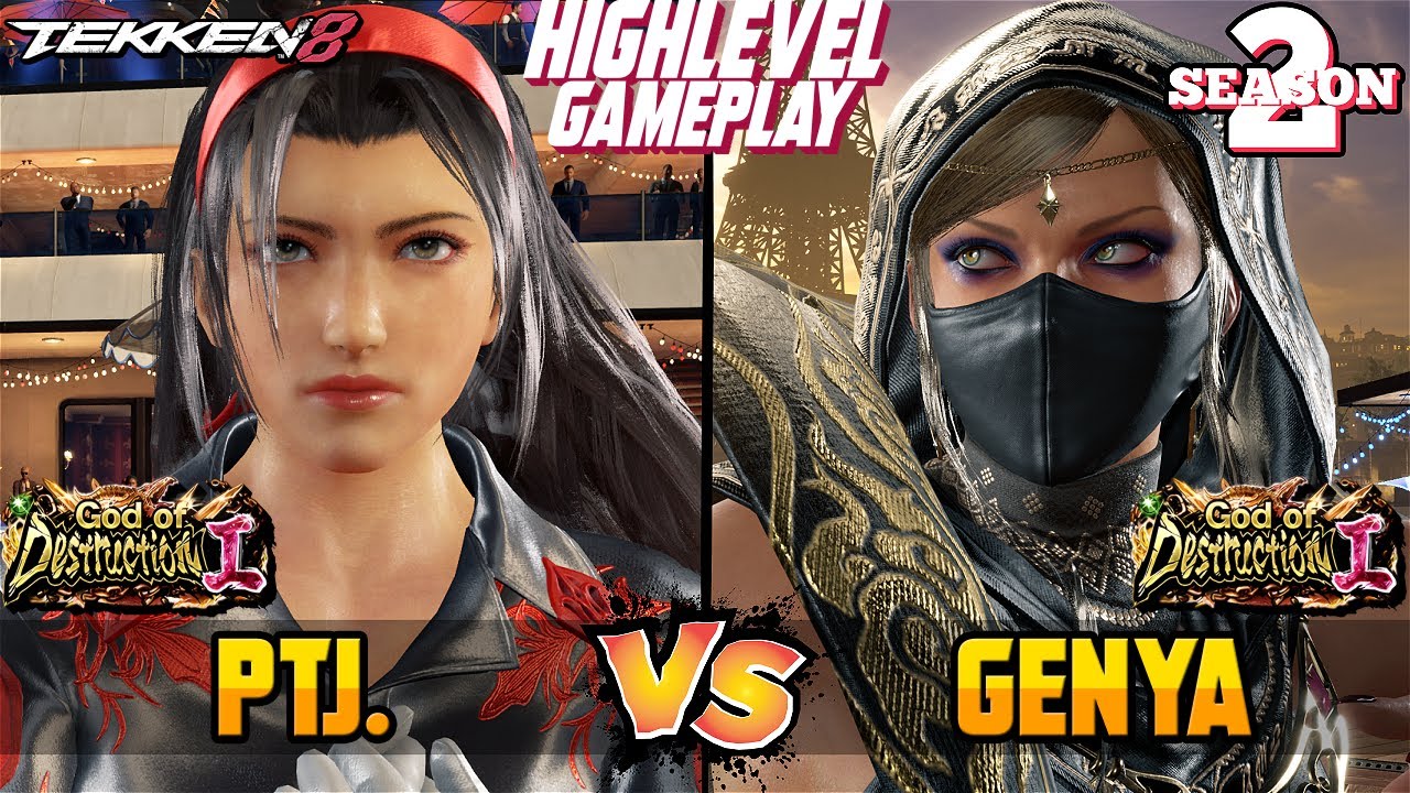 T8 INSANE Match – PTJ (Jun Kazama) vs GENYA (Zafina) – Tekken 8 High Level Gameplay