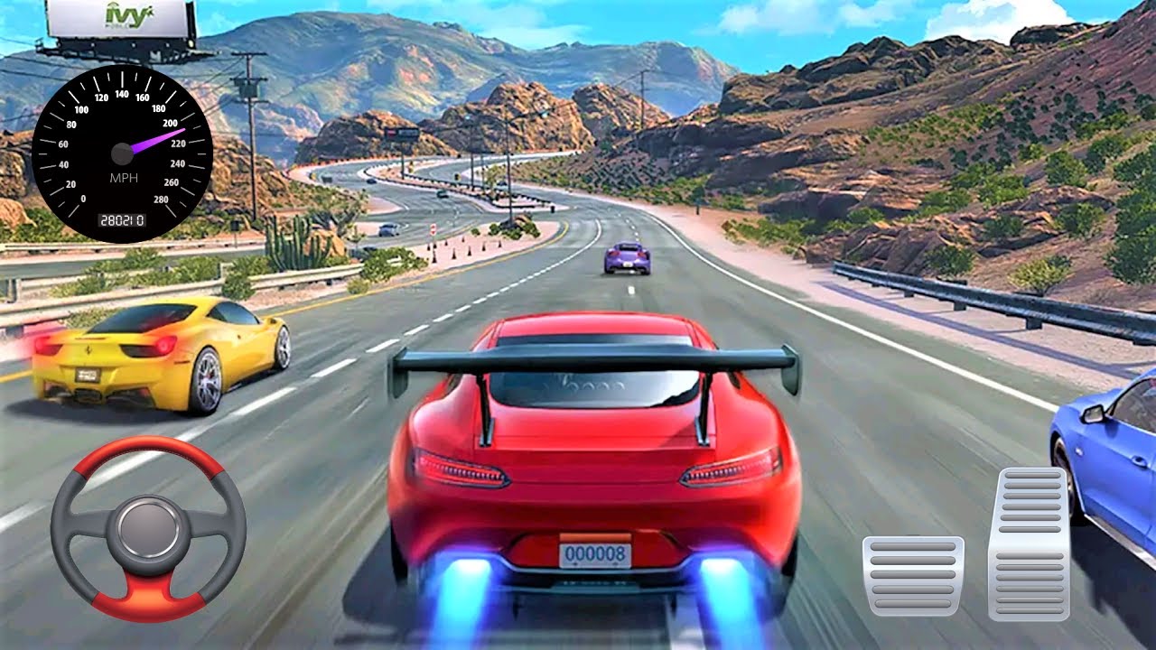 Strassen RENNEN 3D 🔥 Super NITRO und DRIFT - Auto Rennspiel Android