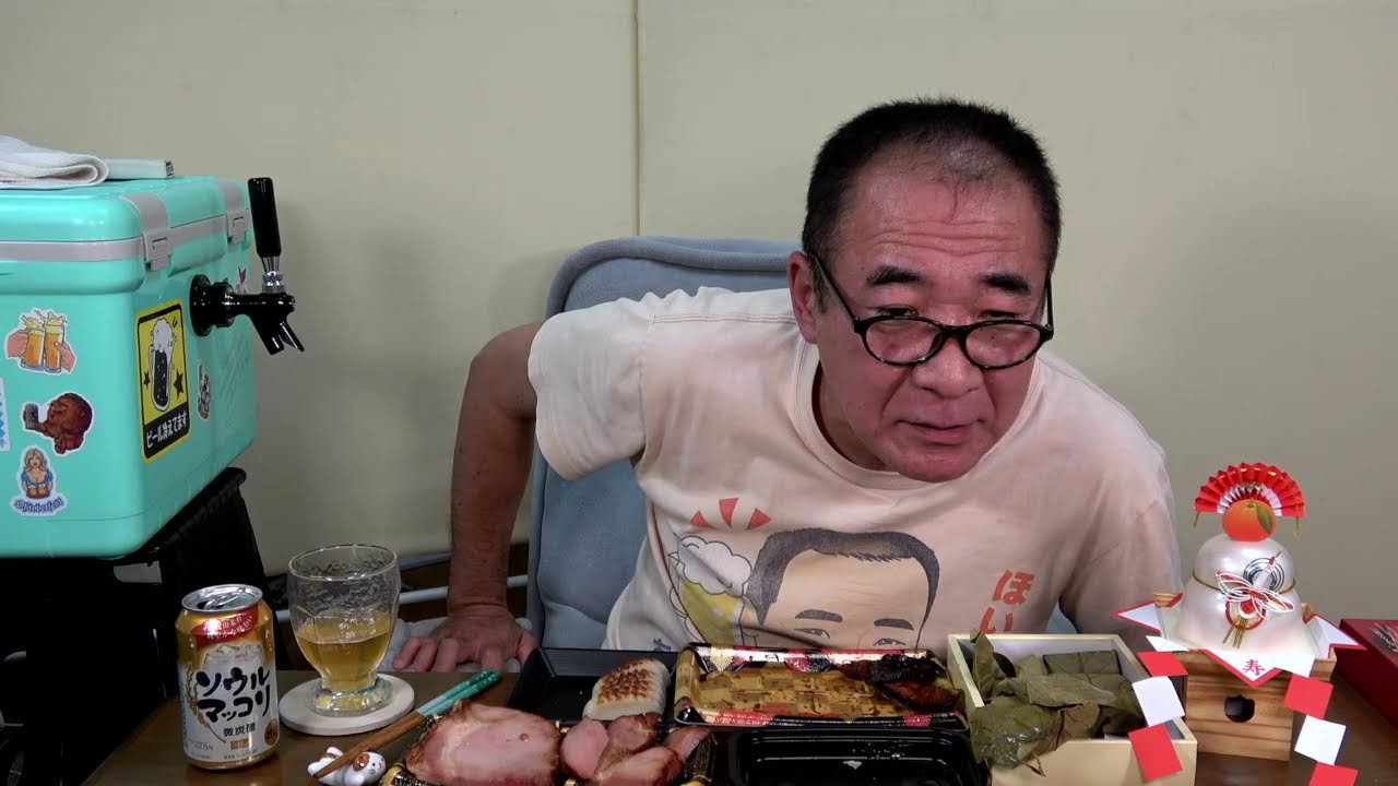 2026年あけおめ晩酌【生ライブ】ぶり照り、出汁巻き、柿の葉寿司！