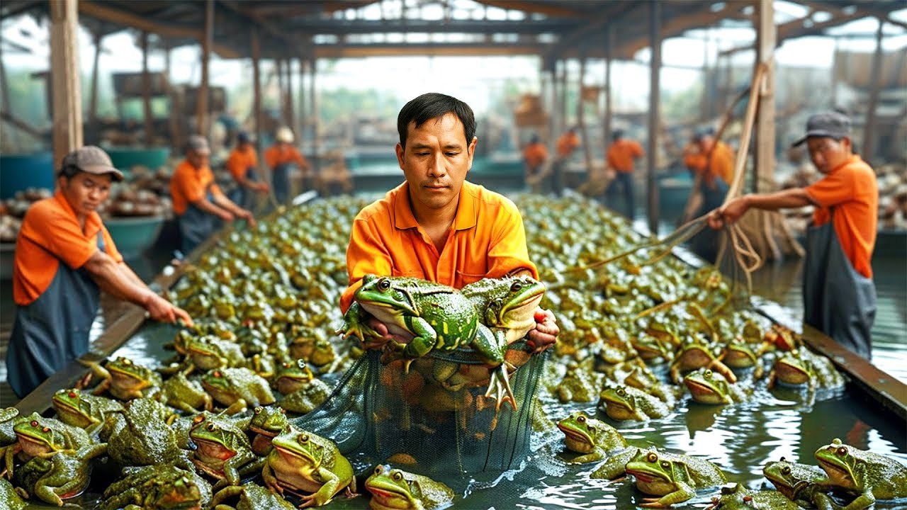 Ferme de grenouilles &ndash; Comment les fermiers chinois &eacute;l&egrave;vent et transforment des millions de grenouil