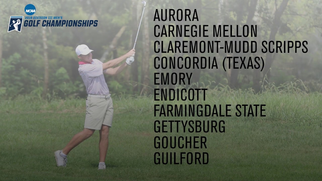 Welcome to the 2019 NCAA Division III Men's Golf National Championships