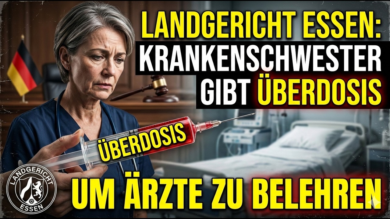 Landgericht Essen: Krankenschwester gibt Überdosis um Ärzte zu belehren