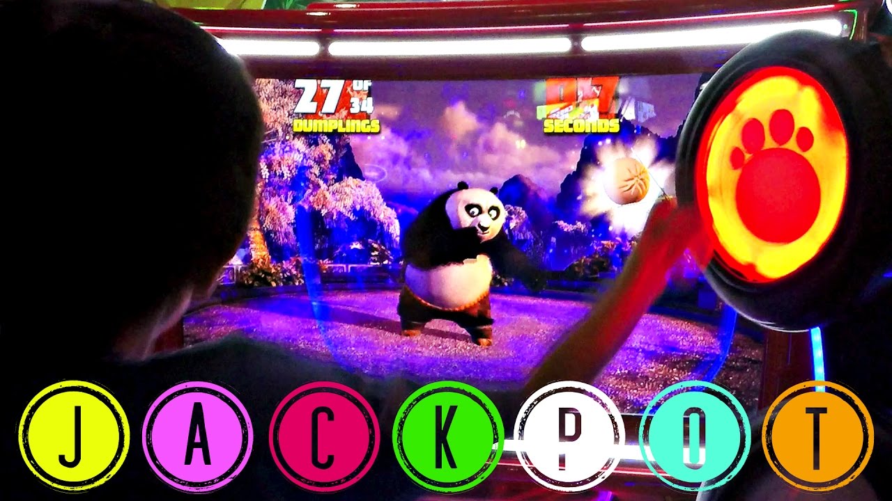 БОЛЬШОЙ ДЖЕКПОТ АРКАДНОЙ ИГРЫ Игра Kung Fu Panda Dojo Mojo! Джекпот