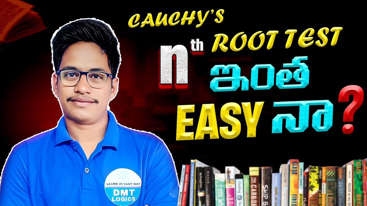 Cauchy's nth Root Test | 4th Sem Real Analysis | degree Honours