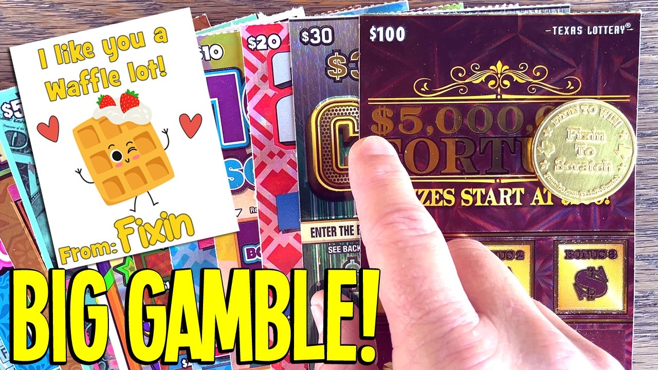 BIG GAMBLE! $275 Lottery Tickets 💰 $100 $5,000,000 Fortune