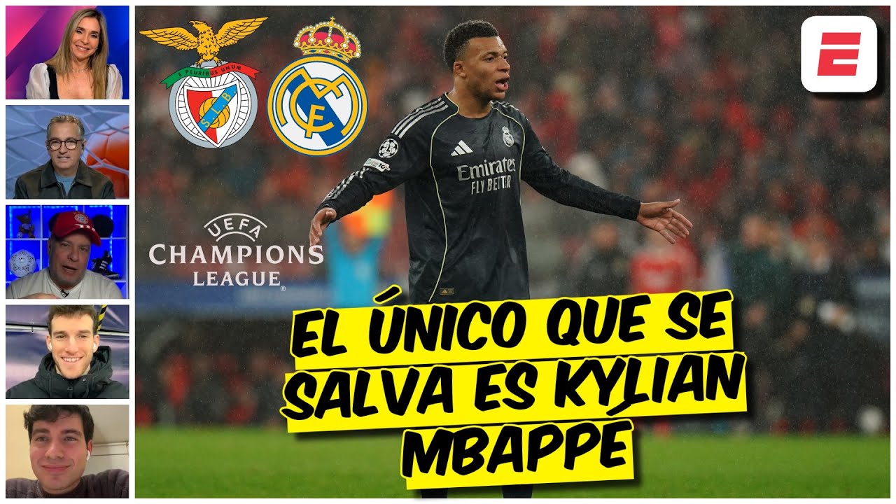 NO puede SER que KYLIAN MBAPPÉ sea el ÚNICO del REAL MADRID que JUEGA FÚTBOL | Champions League