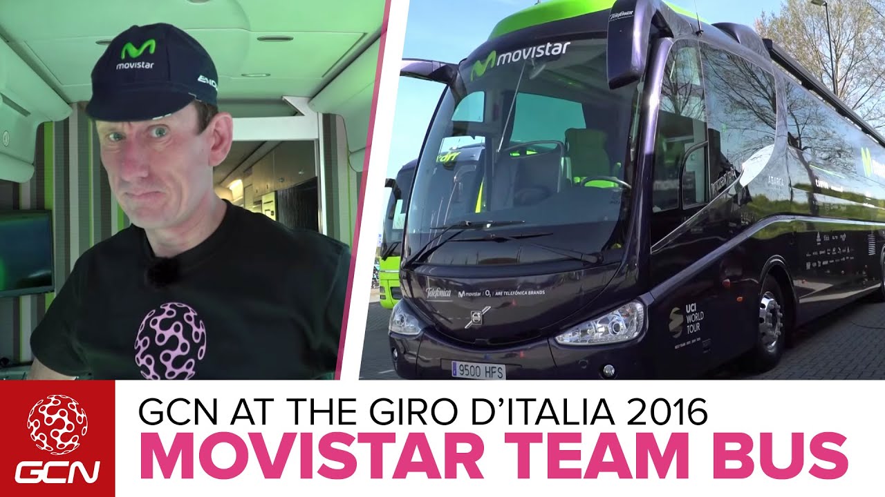 Movistar Team Bus Tour | Giro D'Italia 2016
