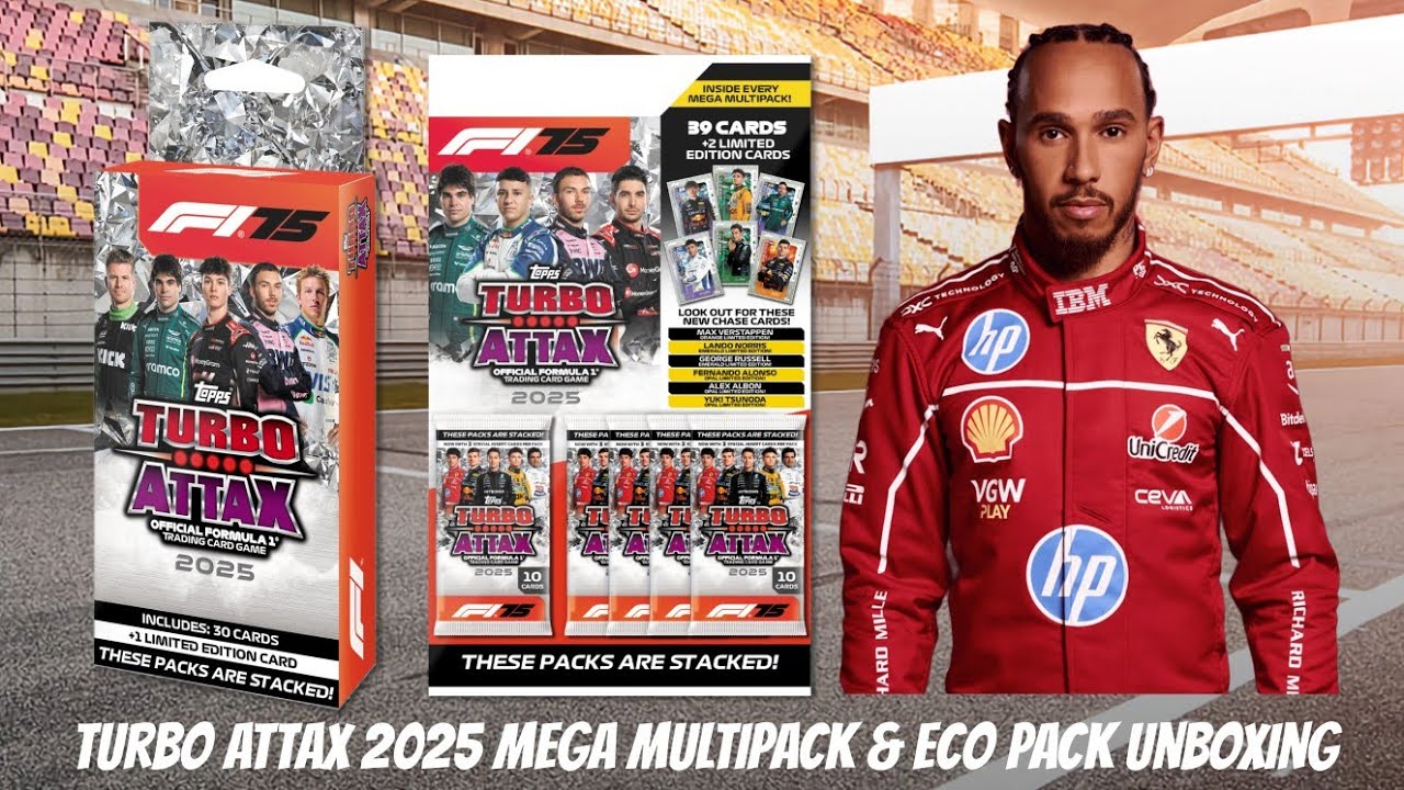 Exklusive Limitierte Karten😱|Topps Turbo Attax 2025 Mega Multipack & Eco-Pack Unboxing!🏎️🏆