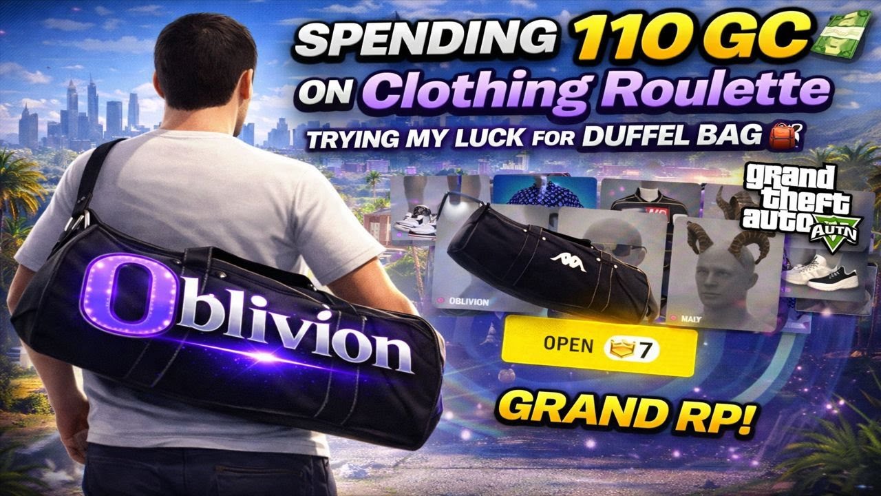 Risked 110GC in Grand Rp, Did I get the Duffel bag?!
