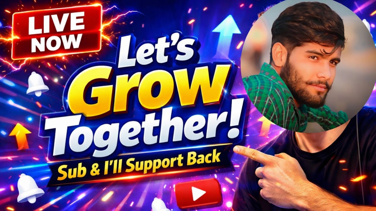 LIVE NOW 🔴 Let’s Grow Together! Sub & I’ll Support Back 💥 | iKUNALJAAT | PART-1