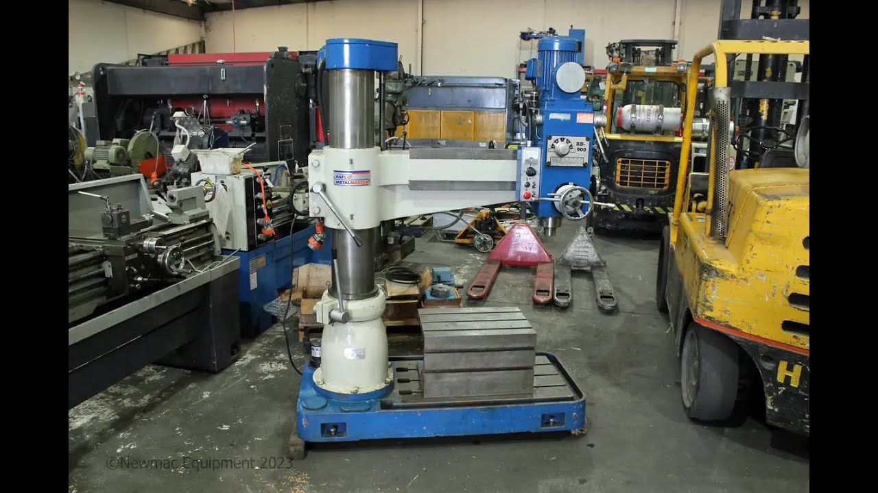 Hafco Metalmaster RAD 900 Radial Arm Drilling Machine