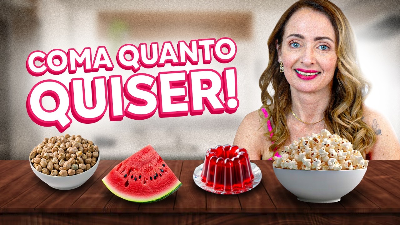 10 ALIMENTOS PARA COMER À VONTADE (Sem engordar)