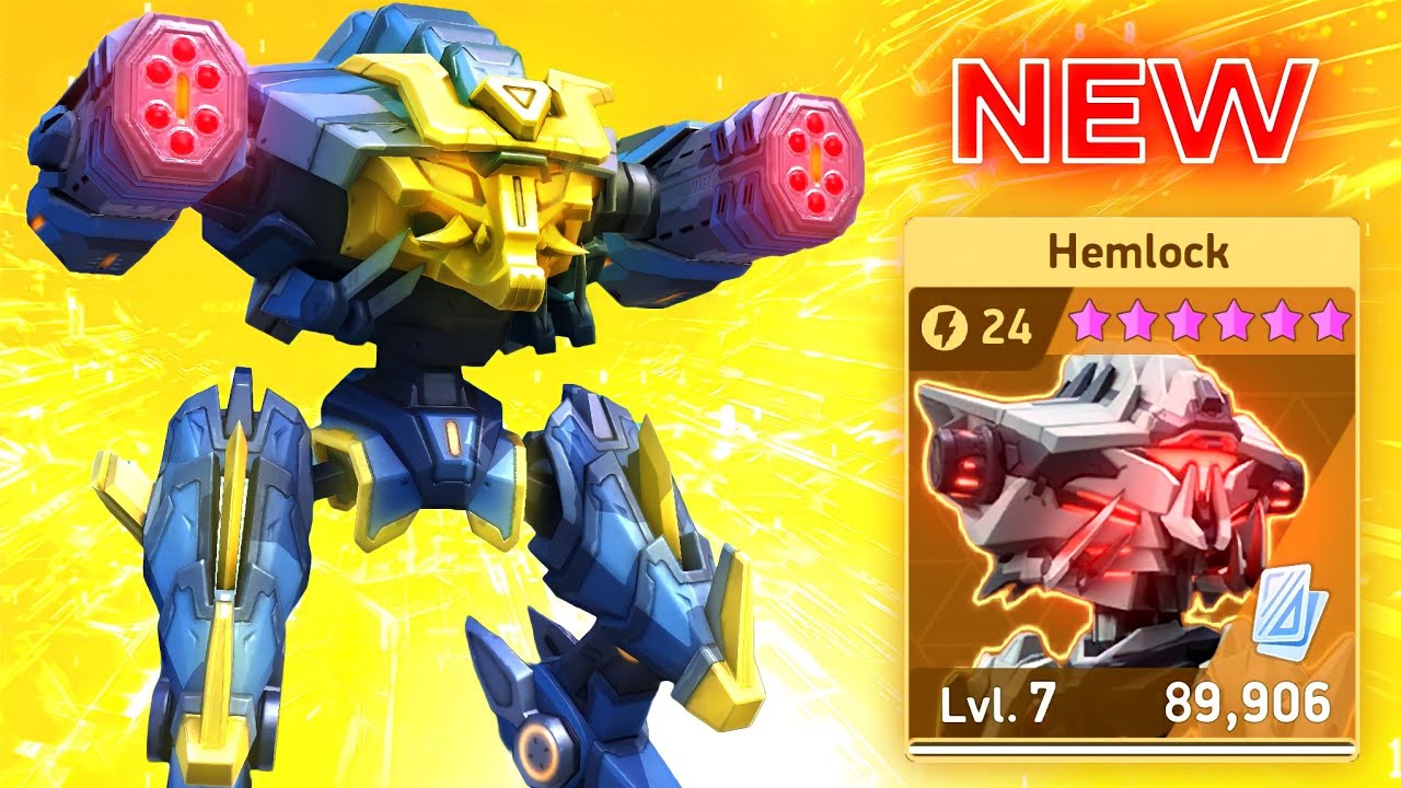 NEW MECH Hemlock with Missile Rack 12 - Mech Arena