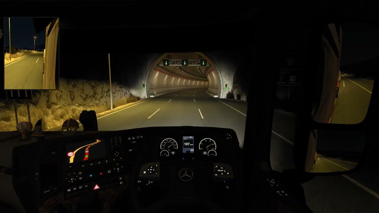 [Mercedes New Actros] From Bordeaux (F) to Gibraltar (GBZ) Part 2