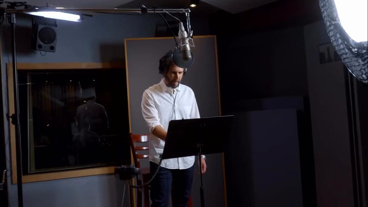 At the piano with Josh Groban and Aaron Lazar recording Sting's Let Your Soul Be Your Pilot