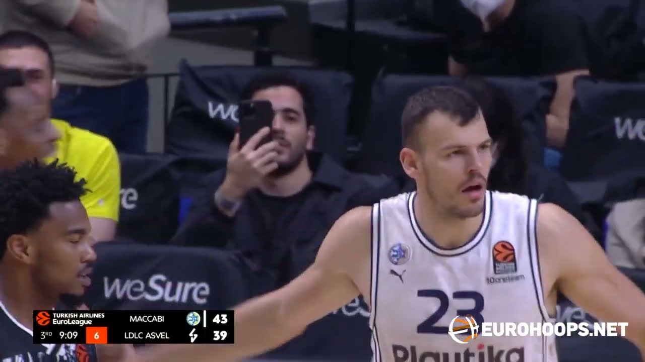 Maccabi Playtika Tel Aviv - LDLC ASVEL Villeurbanne 94-73: Ante Zizic (24 points on 8/10 2PT)