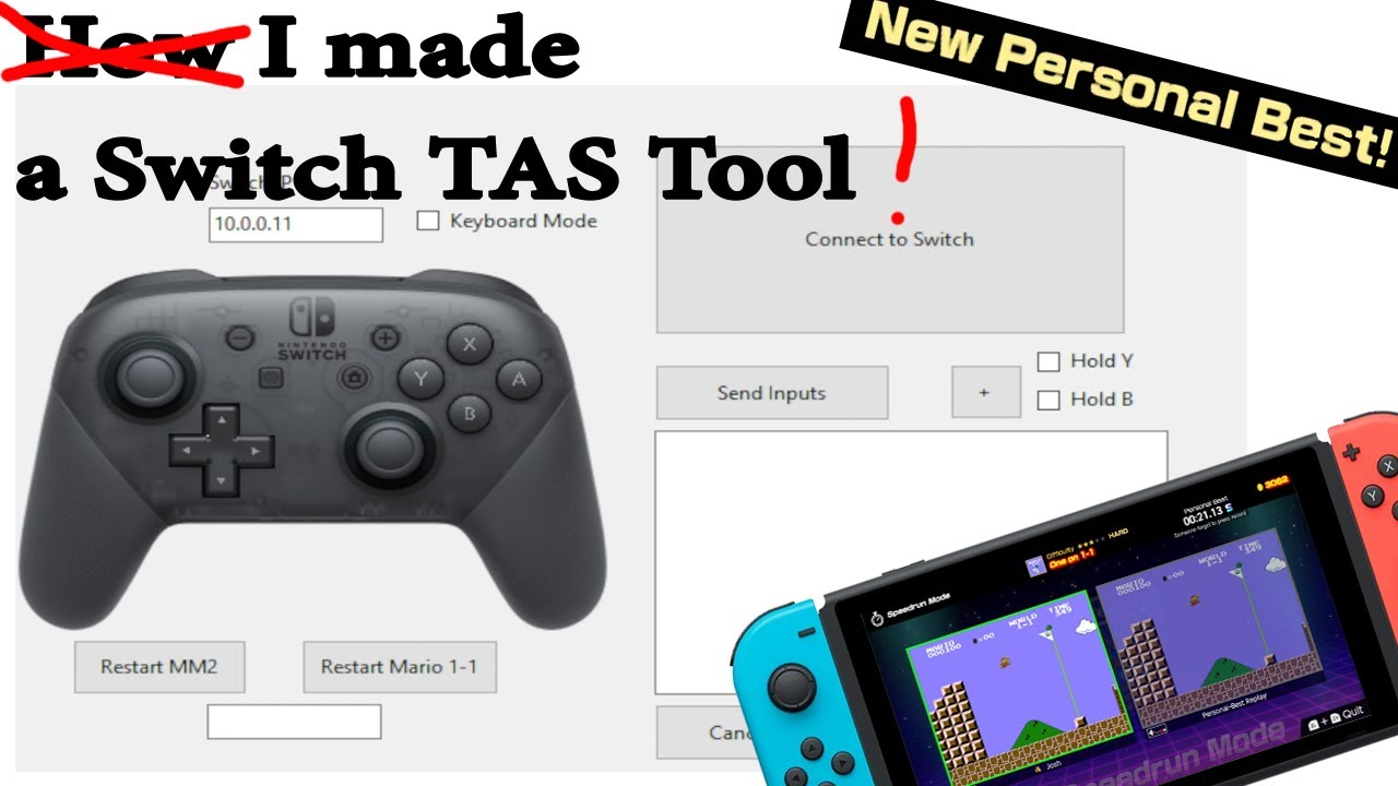 So I made a Switch TAS bot..