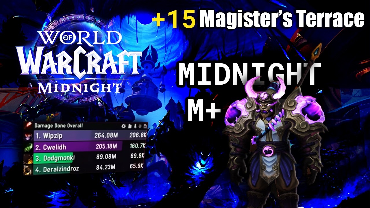 [PL] +15 Magister' Terrace | Midnight Beta  | Brewmaster Monk PoV