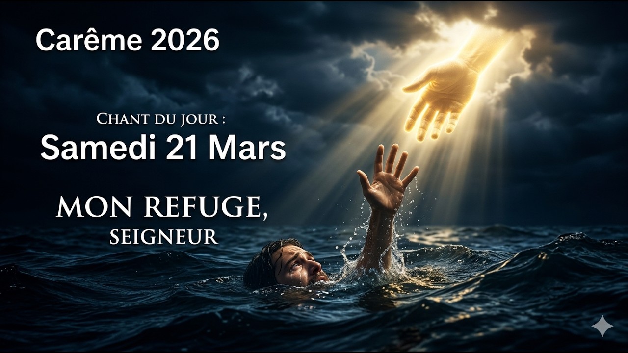 CHANT DU JOUR : Samedi 21 Mars | Car&ecirc;me 2026 - MON REFUGE SEIGNEUR  | Chant M&eacute;ditation Pri&egrave;re Car&ecirc;me