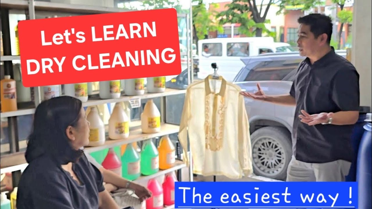 Actual Dry Cleaning in Laundryshop w/ 3C Laundryshop | On-Site Training