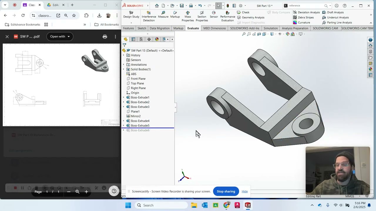 SolidWorks Part #13 Overview