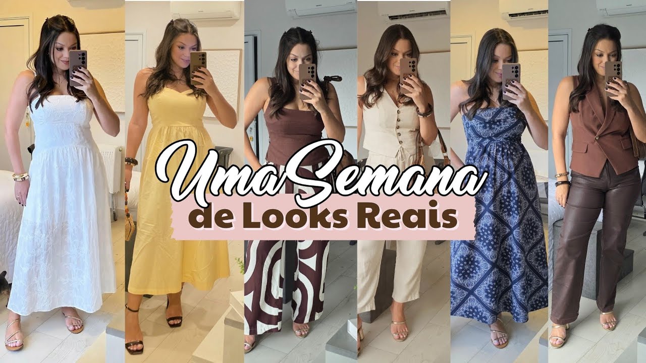 LOOKS REAIS - Comprinhas, Vestidos perfeitos, look verão, conjunto e mais 😍