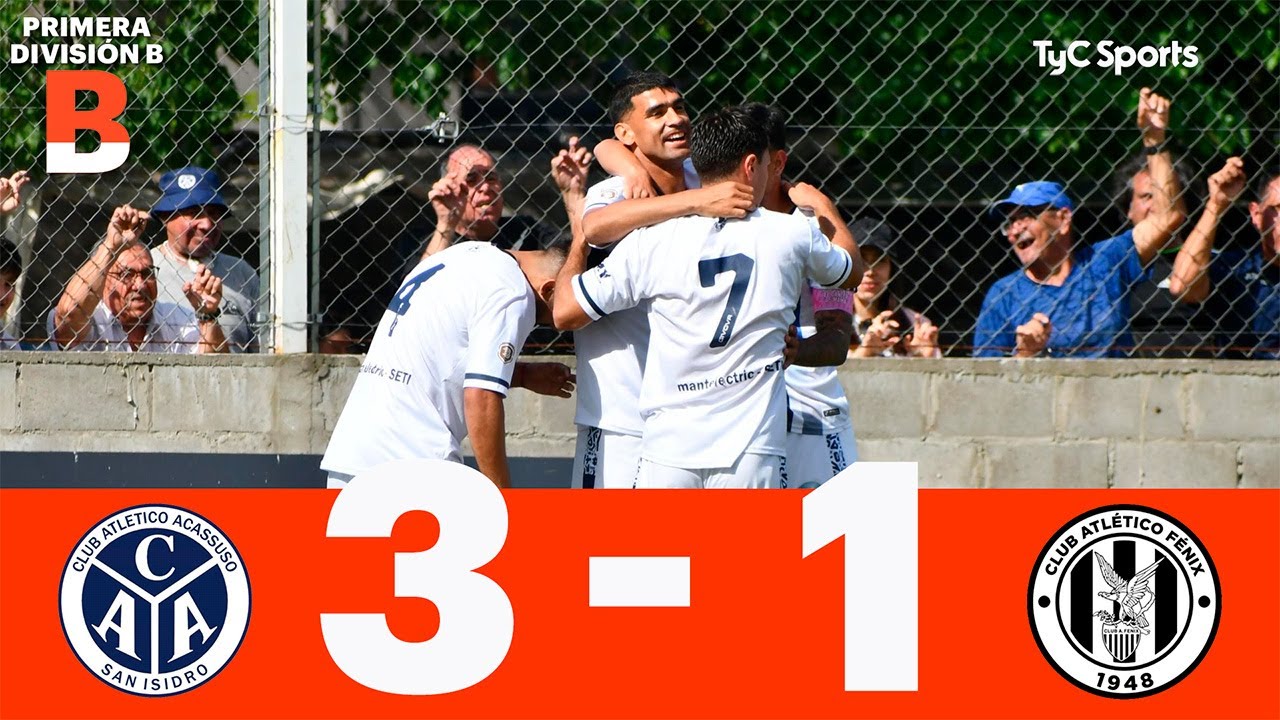 Acassuso 3-1 Fénix | Primera División B | Fecha 18 (Clausura)