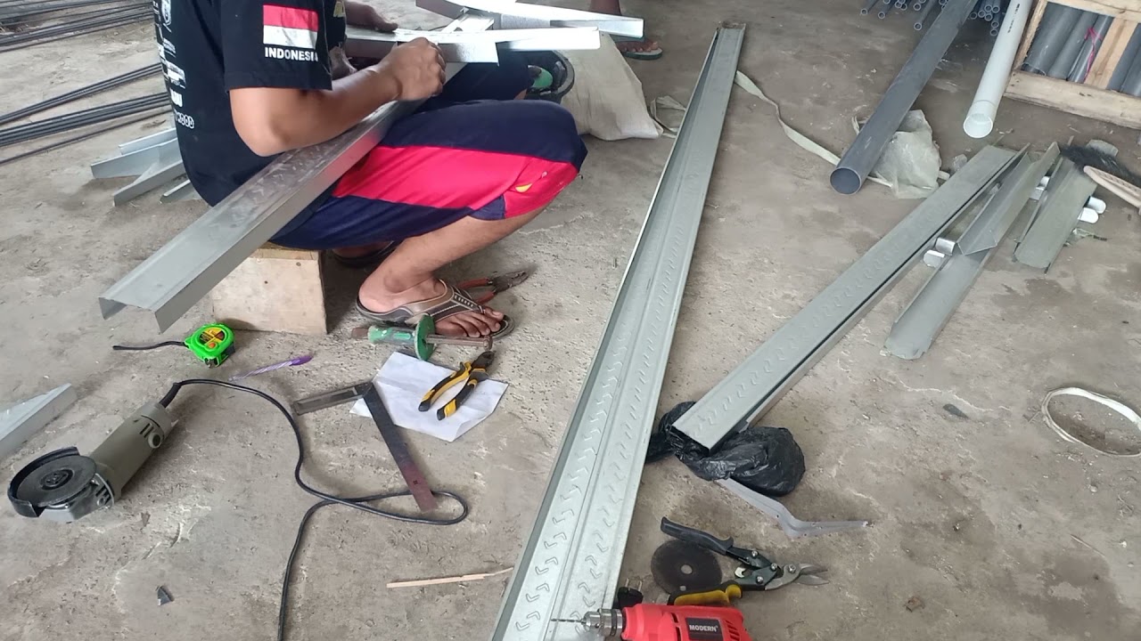 Cara Membuat Rak Minimarket Gondola pakai bajaringan part 1