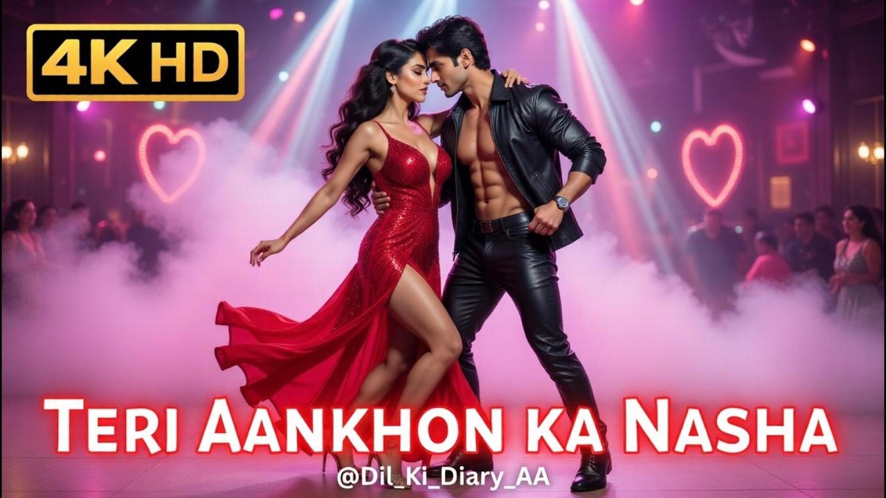 Teri Aankhon Ka Nasha | Romantic EDM Love Song | Hindi Dance Love Track | @Dil_Ki_Diary_AA