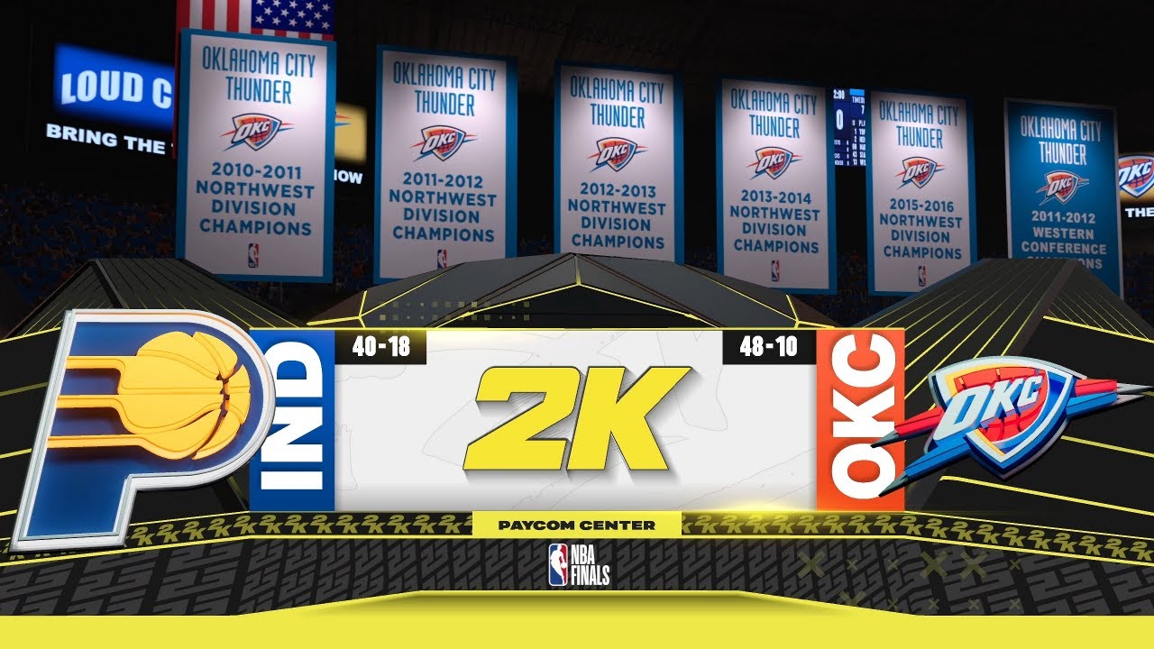 NBA 2K25 Finals Game 2: Pacers vs. Thunder