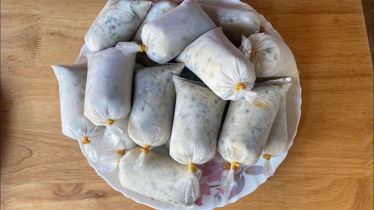 របៀបធ្វេីការ៉េមសណ្ដែកខៀវ