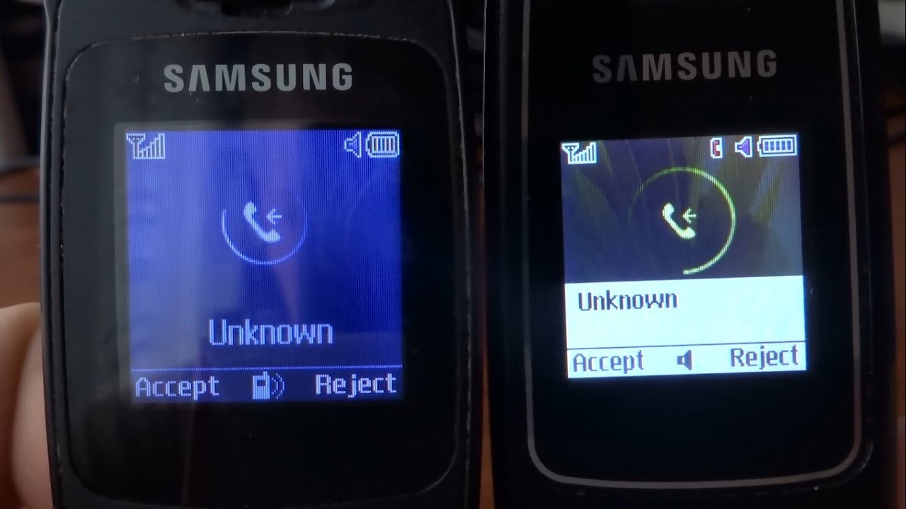 Samsung C270 & E1150i Incoming Calls