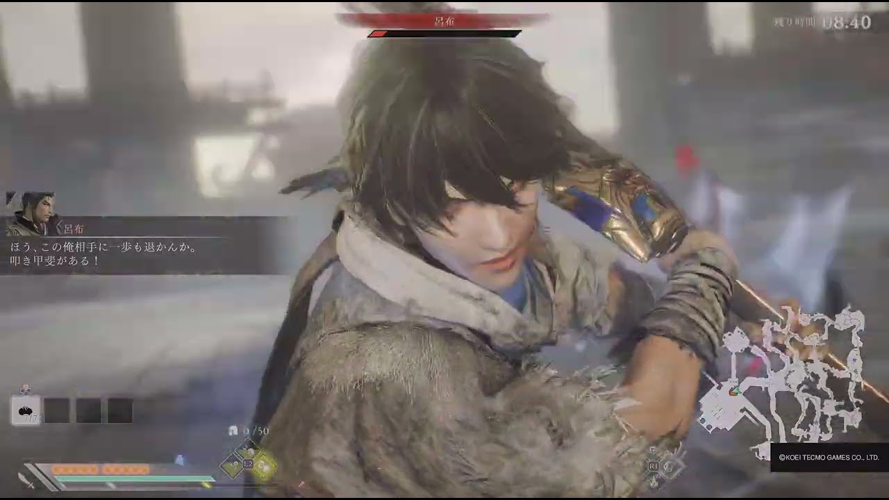 [真・三國無双 ORIGINS]ネタバレあり　洛陽の戦い ボス戦 朴刀 携行品無し