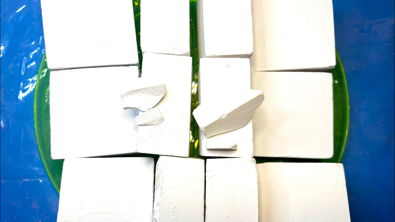 12 Crunchy Gymchalk Blocks  || ASMR || GYM CHALK || GYMCHALK ASMR || SLEEP AID