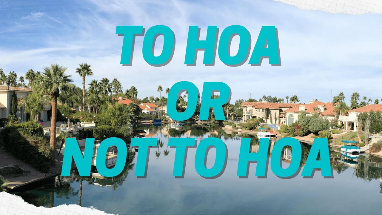 HOA vs No HOA