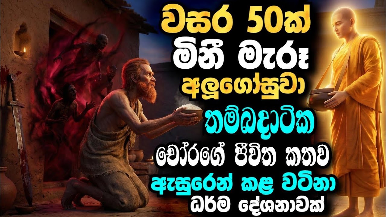 තම්බදාටික චෝර නම් අලුගෝසුවාගේ ජීවිත කතාව | koralayagama saranathissa thero bana 2026