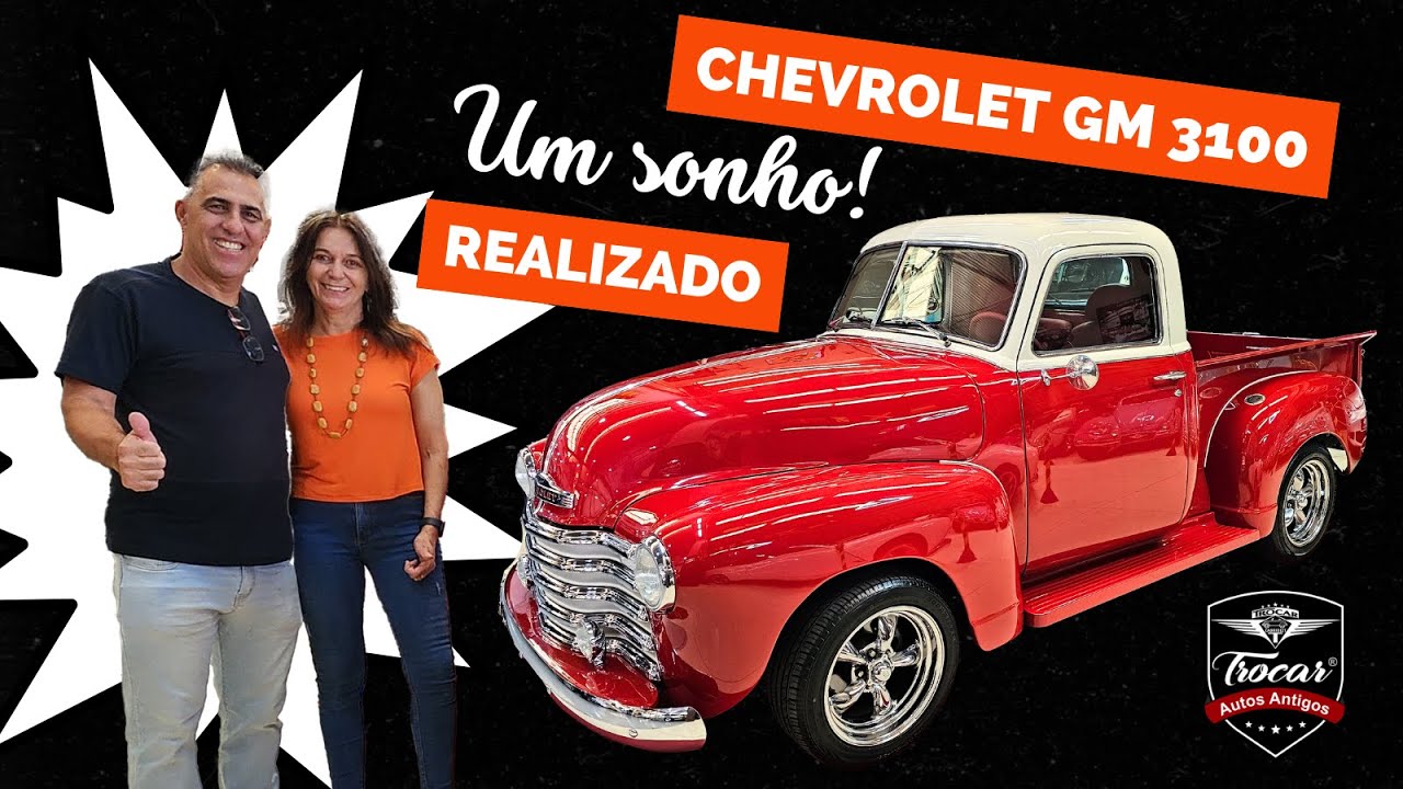 Transformação IMPACTANTE! Caminhonete 1951 Chevrolet GM 3100 Vermelha Vai Te Deixar Sem Palavras! 🔥
