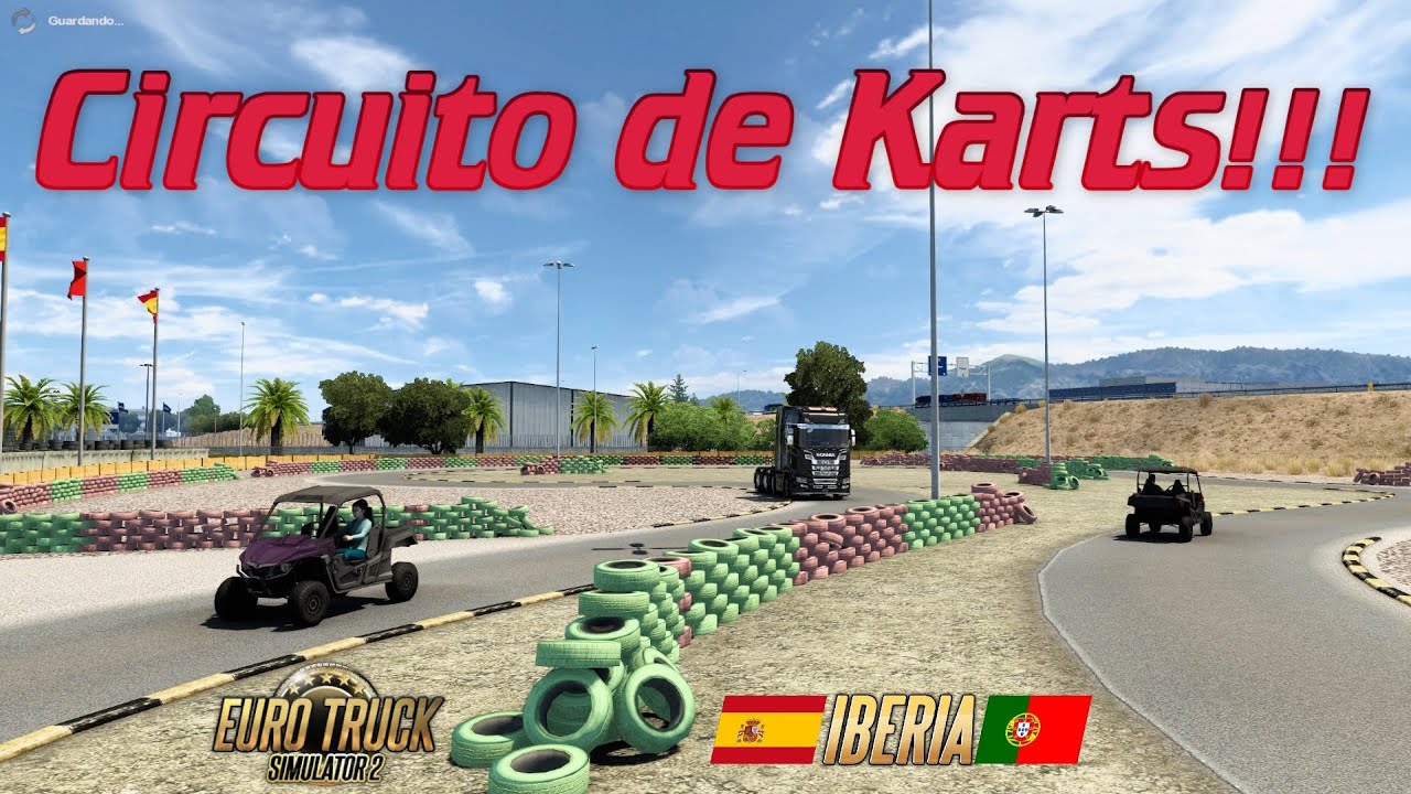 DLC IBERIA - DESCUBRIMOS UN CIRCUITO DE KARTS!!! - Euro Truck Simulator 2