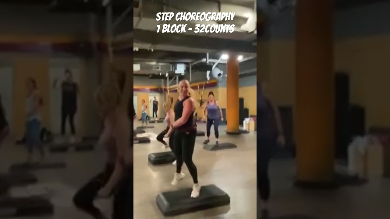 Step choreography- 1 block - 32 counts - final routine